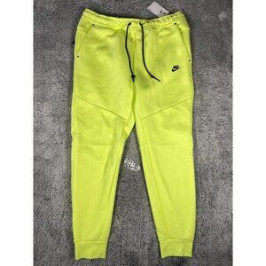 Nike Sportswear Tech Fleece Joggers Size XL Men Lemon Twist HV0959-736